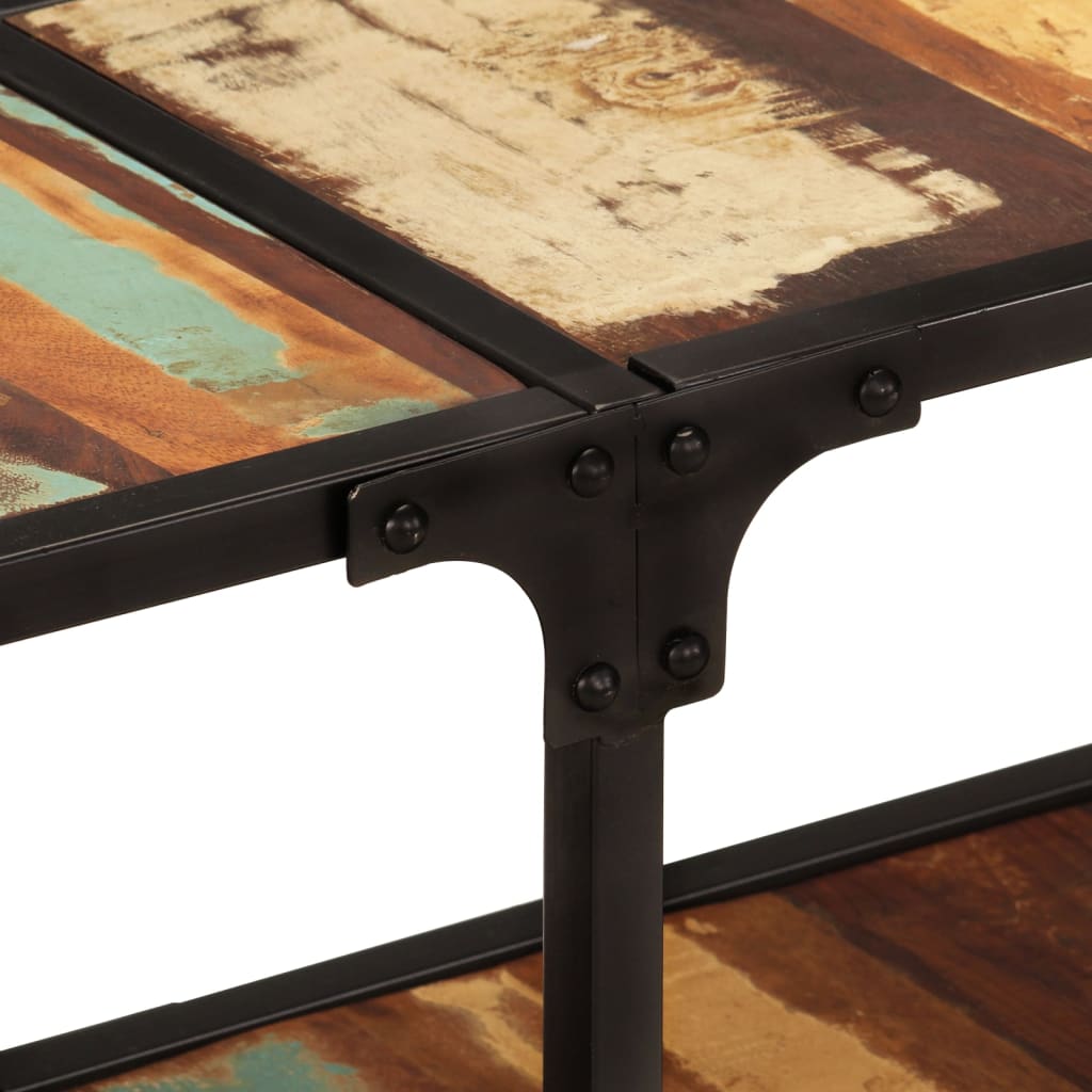 vidaXL TV Stand 59.1"x11.8"x16.1" Solid Wood Reclaimed-4