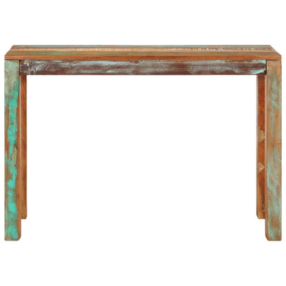 vidaXL Console Table 43.3"x13.8"x29.9" Solid Reclaimed Wood-0