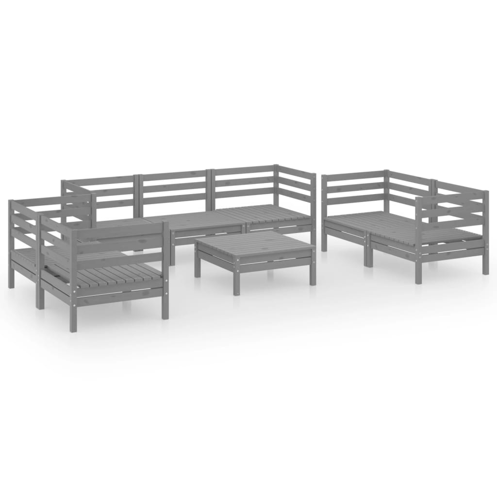 vidaXL Patio Lounge Set Outdoor Sectional Sofas with Cushions Poly Rattan-3
