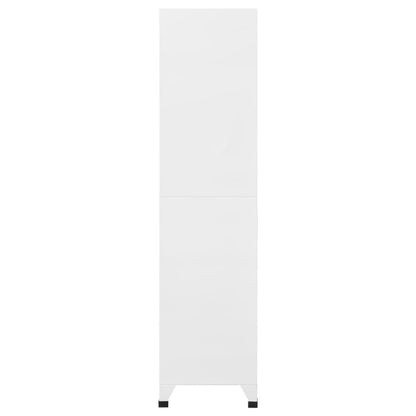 vidaXL Locker Cabinet Light Gray and Dark Gray 35.4"x15.7"x70.9" Steel-2
