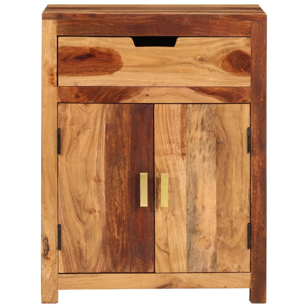 vidaXL Sideboard 23"x13.8"x29.7" Solid Wood Acacia-1