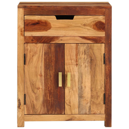 vidaXL Sideboard 23"x13.8"x29.7" Solid Wood Acacia-1