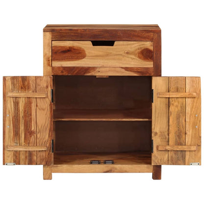 vidaXL Sideboard 23"x13.8"x29.7" Solid Wood Acacia-4