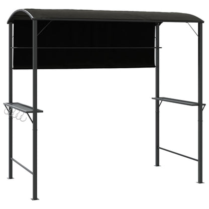 vidaXL Gazebo with Roof 86.6"x43.3"x78.7" Anthracite-3