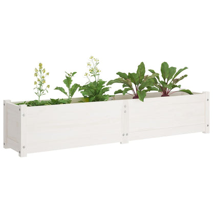 vidaXL Garden Raised Bed Outdoor Wooden Planter Box Garden Pot Solid Wood Pine-4