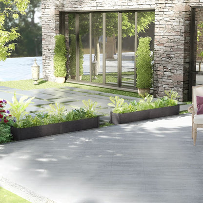 vidaXL Planter Outdoor Patio Raised Garden Bed Flower Box Solid Wood Pine-8