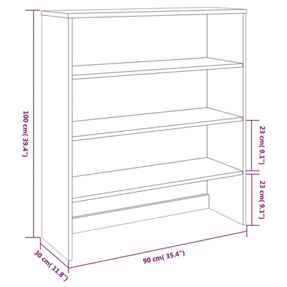 vidaXL Cabinet Top for Highboard Sideboard for Hallway HAMAR Solid Wood Pine-2