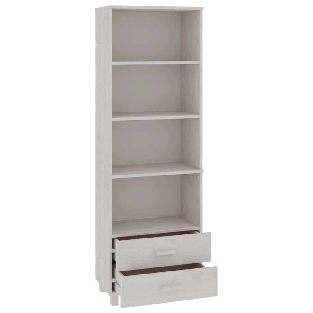 vidaXL Cabinet Bookshelf Entryway Cabinet with Storage HAMAR Solid Wood Pine-2