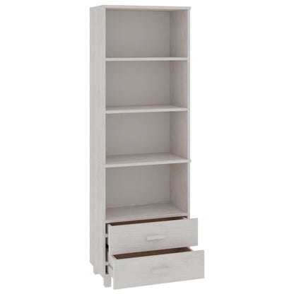 vidaXL Cabinet Bookshelf Entryway Cabinet with Storage HAMAR Solid Wood Pine-2