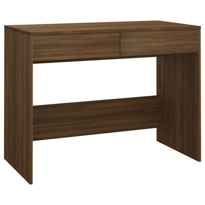 vidaXL Desk with Drawers Computer Desk Home Office Study Table Engineered Wood-0