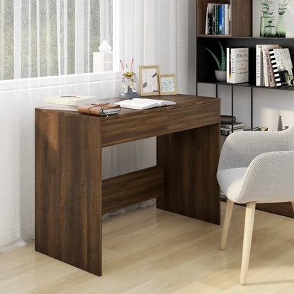 vidaXL Desk with Drawers Computer Desk Home Office Study Table Engineered Wood-6