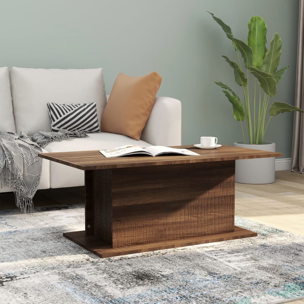 vidaXL Coffee Table Accent End Side Sofa Table for Living Room Engineered Wood-6