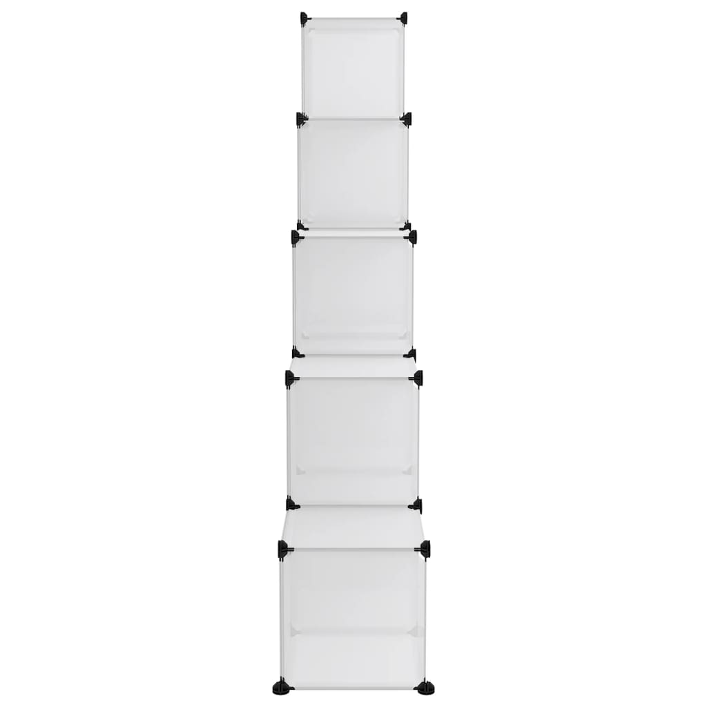 vidaXL Storage Cube Organizer with Cubes Stackable Organizer Modular Shelf PP-3