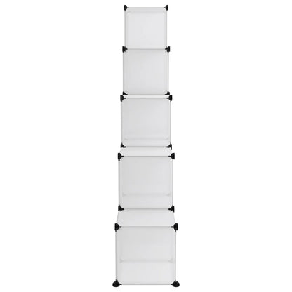 vidaXL Storage Cube Organizer with Cubes Stackable Organizer Modular Shelf PP-3
