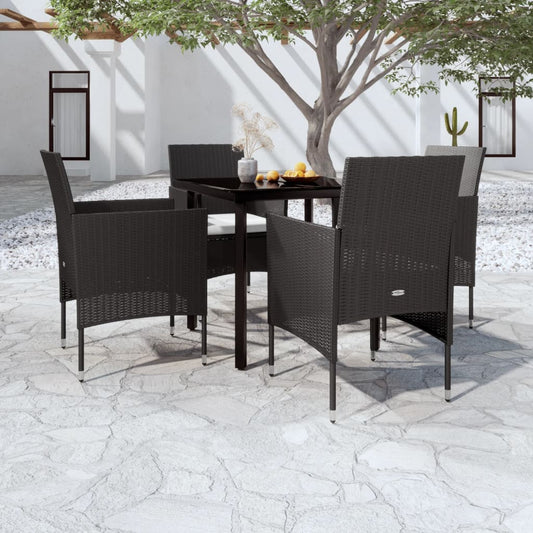 vidaXL Patio Dining Set Outdoor Dining Set Table and Chair Set for Garden-10