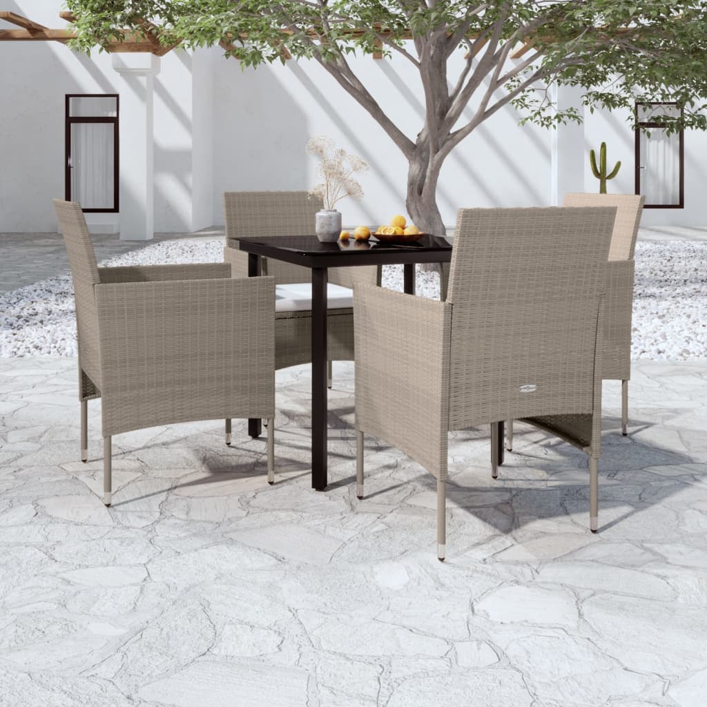 vidaXL Patio Dining Set Outdoor Dining Set Table and Chair Set for Garden-7