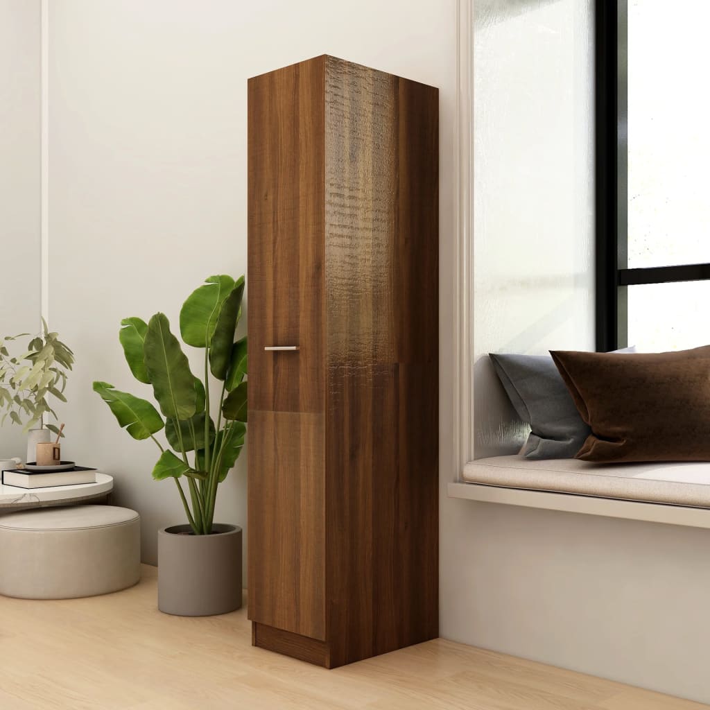 vidaXL Apothecary Cabinet Engineered Wood Living Room Cabinet Multi Colors-14