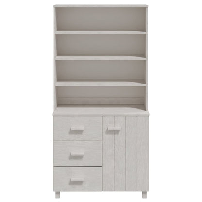 vidaXL Drawer Cabinet Bookshelf Organizer with Storage HAMAR Solid Wood Pine-1
