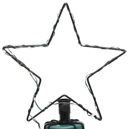 vidaXL Christmas Cone Tree Decoration Artificial Christmas Tree with LEDs-1