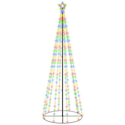 vidaXL Christmas Cone Tree Decoration Artificial Christmas Tree with LEDs-0