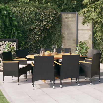 vidaXL Patio Dining Set Outdoor Dining Set Table and Chair Set for Garden-6