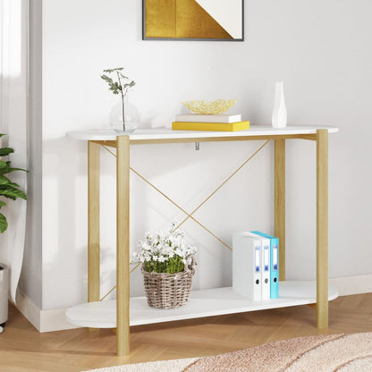 vidaXL Console Table Hallway Entryway Table Narrow Side Table Engineered Wood-6