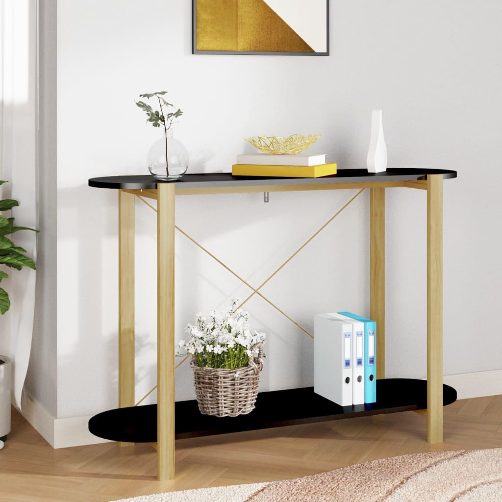 vidaXL Console Table Hallway Entryway Table Narrow Side Table Engineered Wood-4