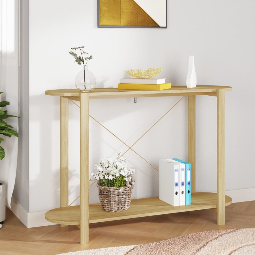 vidaXL Console Table Hallway Entryway Table Narrow Side Table Engineered Wood-5