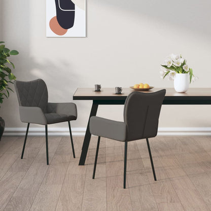 vidaXL Dining Chairs 2 Pcs Accent Upholstered Chair for Living Room Fabric-7