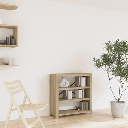 vidaXL Bookshelf Bookcase Display Shelf Rack for Living Room Solid Wood Acacia-4