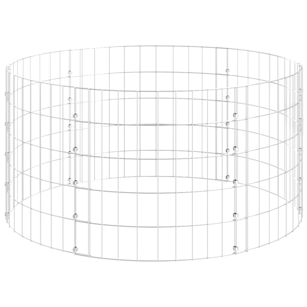 vidaXL Composter Garden Outdoor Storage Recycling Compost Bin Galvanized Steel-2