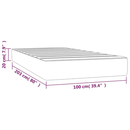vidaXL Spring Mattress Bed-in-a-Box Single Bed Foam Mattress Medium Hardness-0