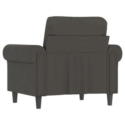 vidaXL Sofa Chair Living Room Accent Upholstered Chair with Armrest Velvet-1