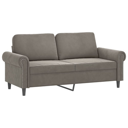 vidaXL Sofa Chair Living Room Accent Upholstered Chair with Armrest Velvet-2