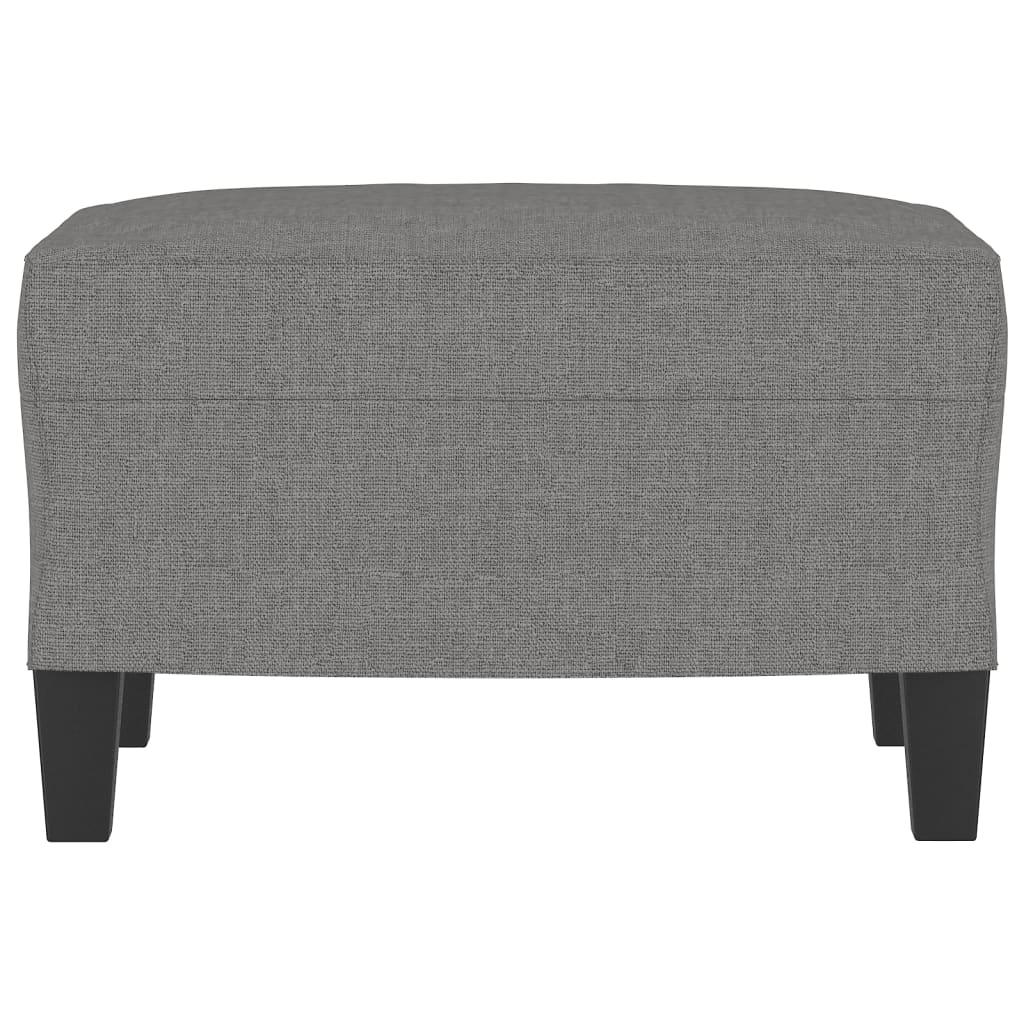 vidaXL Footstool Dark Gray 23.6"x19.7"x16.1" Fabric-4