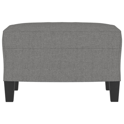vidaXL Footstool Dark Gray 23.6"x19.7"x16.1" Fabric-4