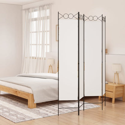 vidaXL 4-Panel Room Divider Anthracite 63"x86.6" Fabric-28