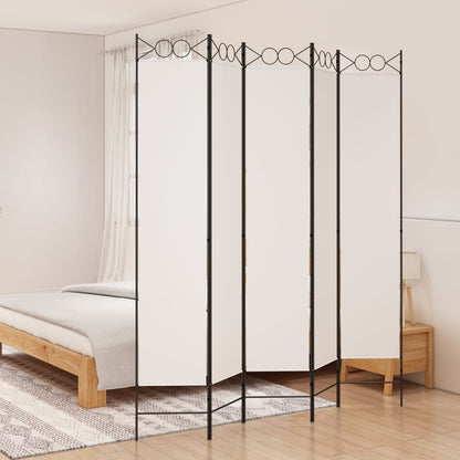 vidaXL 4-Panel Room Divider Anthracite 63"x86.6" Fabric-31