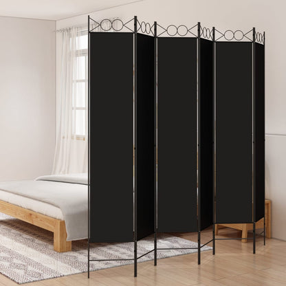 vidaXL 4-Panel Room Divider Anthracite 63"x86.6" Fabric-13