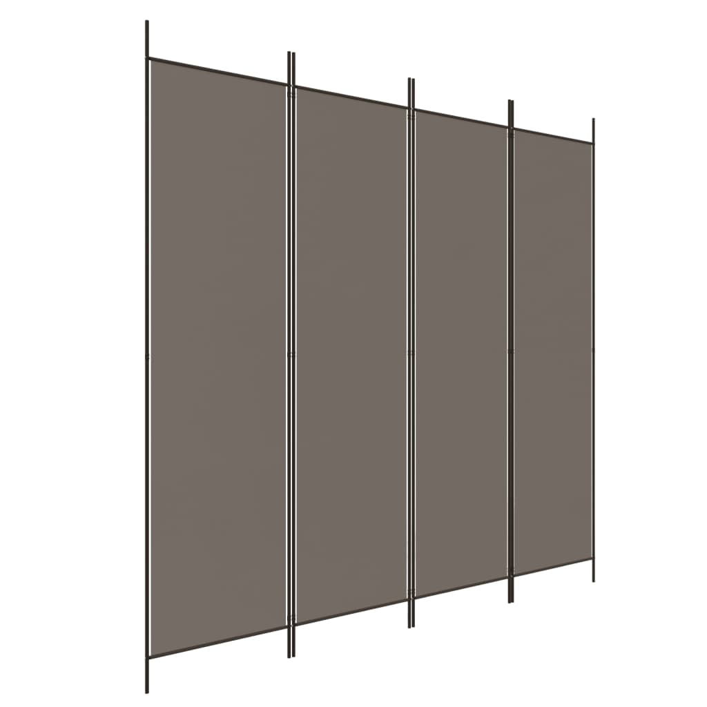 vidaXL Room Divider Folding Partition Privacy Screen for Home Office Fabric-0