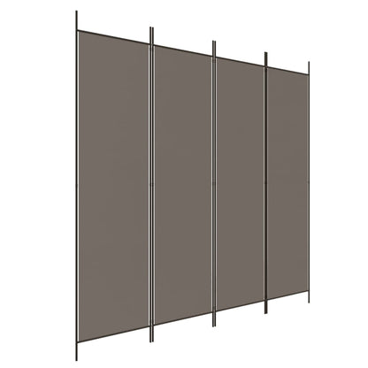 vidaXL Room Divider Folding Partition Privacy Screen for Home Office Fabric-0