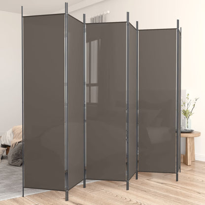 vidaXL Room Divider Folding Partition Privacy Screen for Home Office Fabric-7