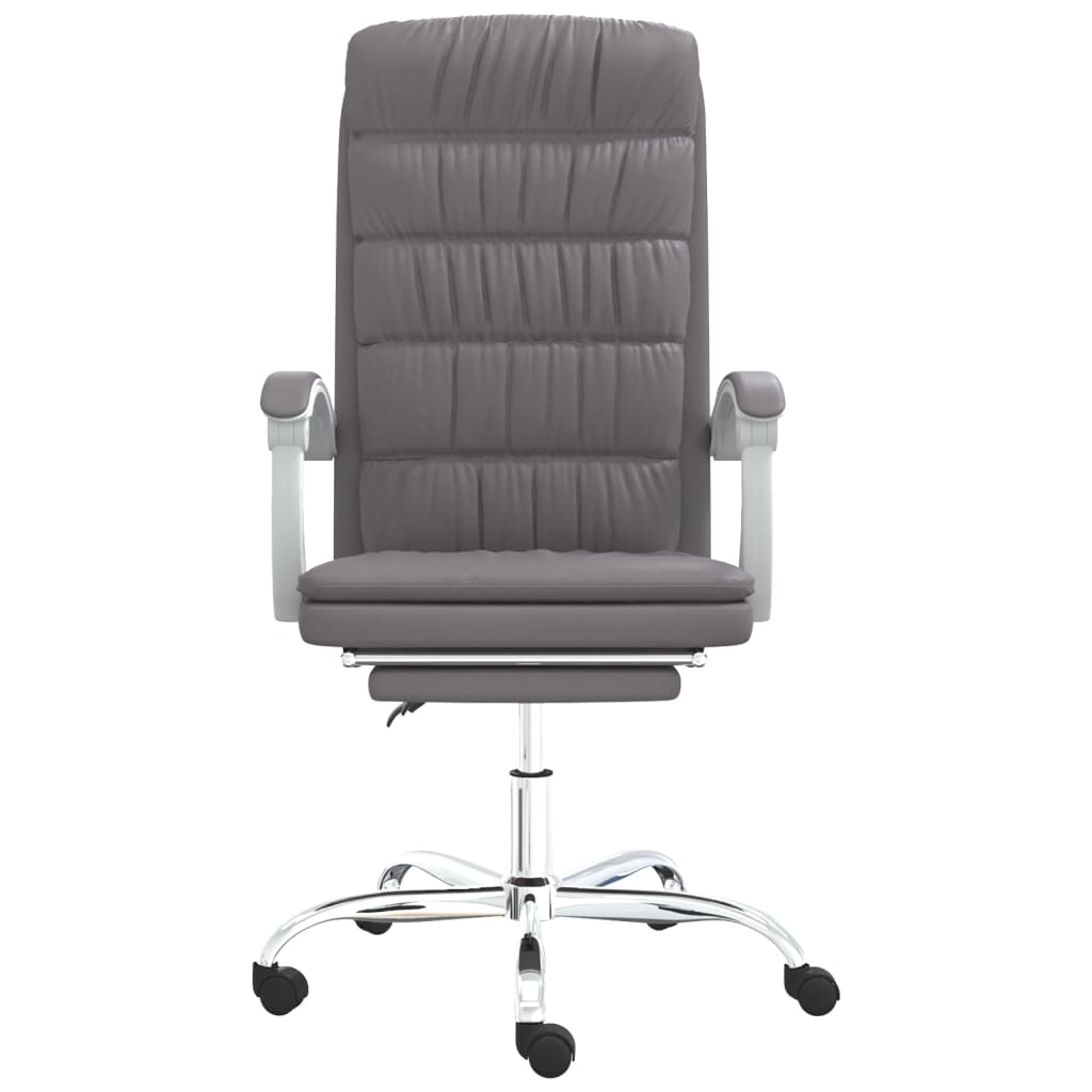 vidaXL Ergonomic Office Chair Reclining Office Executive Chair Faux Leather-2