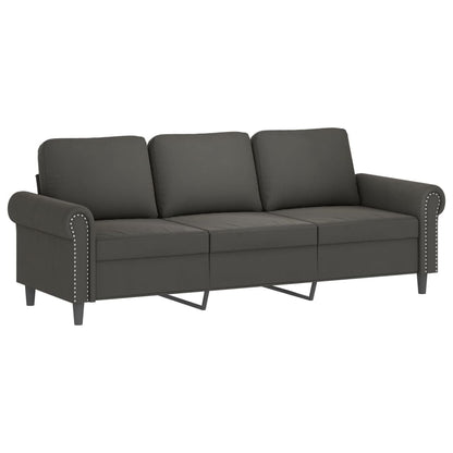 vidaXL Sofa Sectional Couch with Pillows and Cushions for Living Room Velvet-4