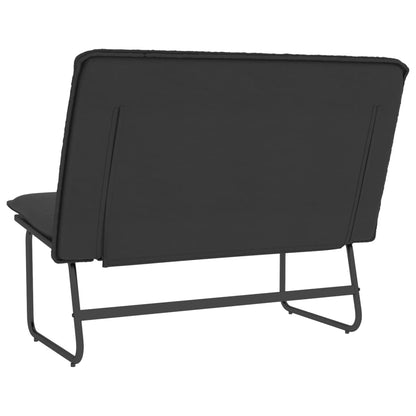 vidaXL Bench Black 39.4"x29.5"x29.9" Faux Leather-4