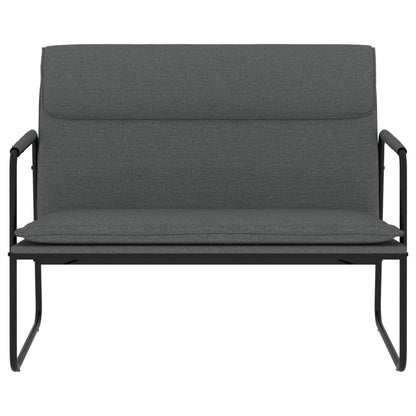 vidaXL Bench Dark Gray 39.4"x25.2"x31.5" Fabric-2