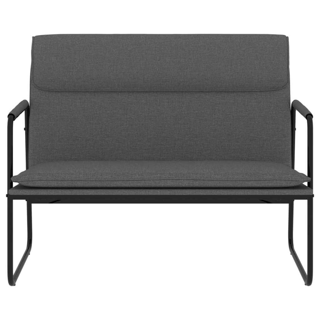 vidaXL Bench Dark Gray 39.4"x25.2"x31.5" Fabric-2