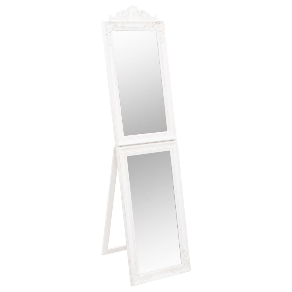 vidaXL Free-Standing Mirror Full Lenth Floor Mirror with Stand for Hallway-2