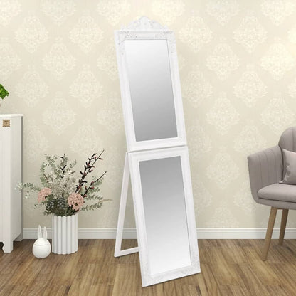 vidaXL Free-Standing Mirror Full Lenth Floor Mirror with Stand for Hallway-16