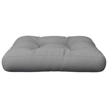 vidaXL Pallet Cushion Gray Fabric-3